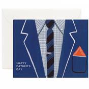 Carte fête des pères - Father's day suit