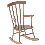 Chaise à bascule Rocking-chair souris maileg - dark powder