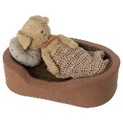 Panier pour Peluche chien / chiot Puppy Maileg - Brown